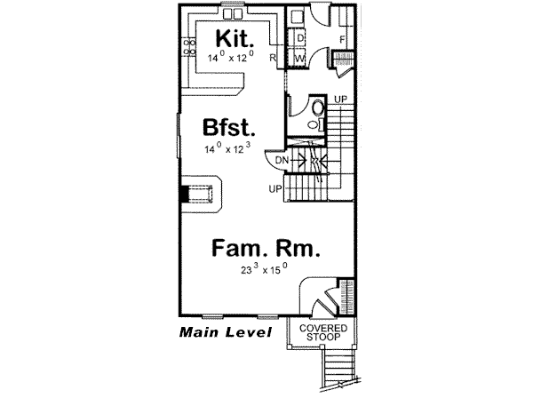 main floor house blueprint