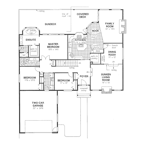 main floor house blueprint