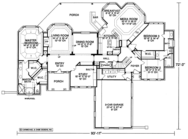 main floor house blueprint