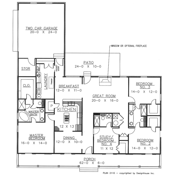 main floor house blueprint