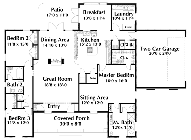 main floor house blueprint