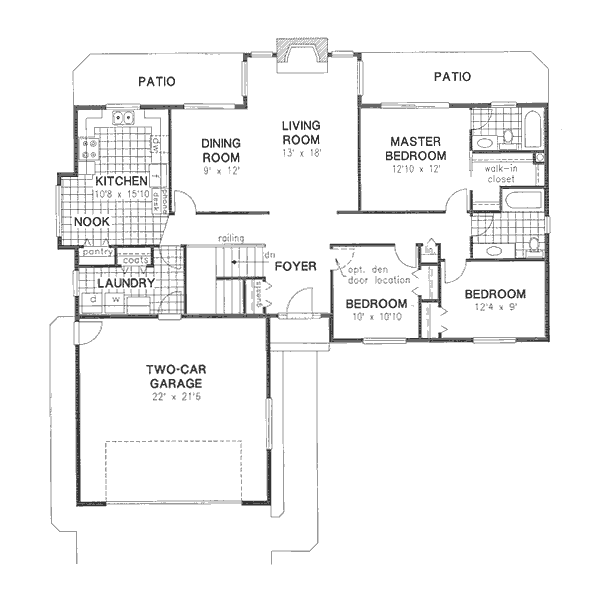 main floor house blueprint