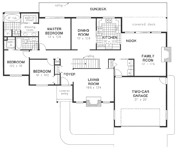 main floor house blueprint