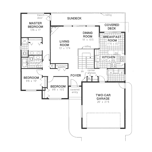 main floor house blueprint