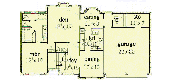main floor house blueprint