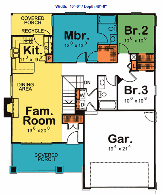 main floor house blueprint