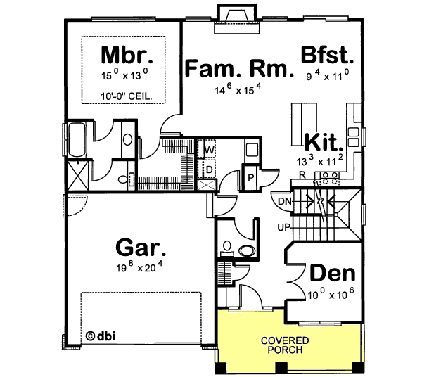 main floor house blueprint