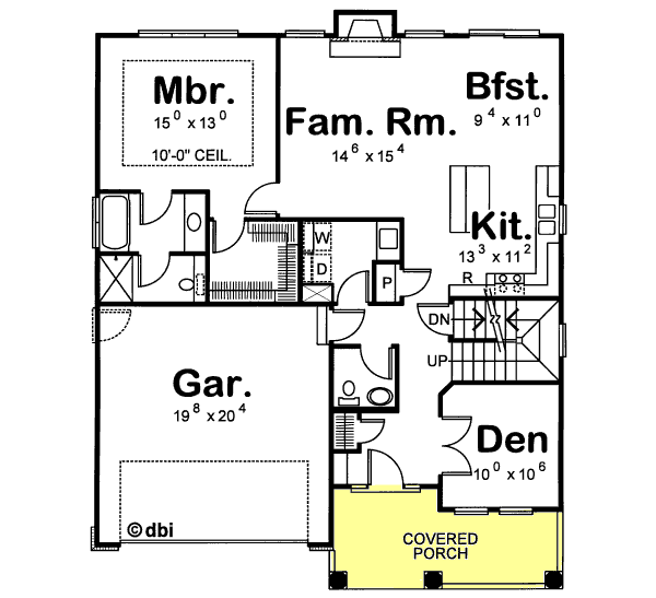 main floor house blueprint