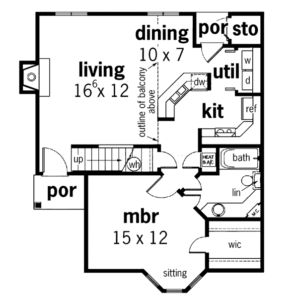 main floor house blueprint
