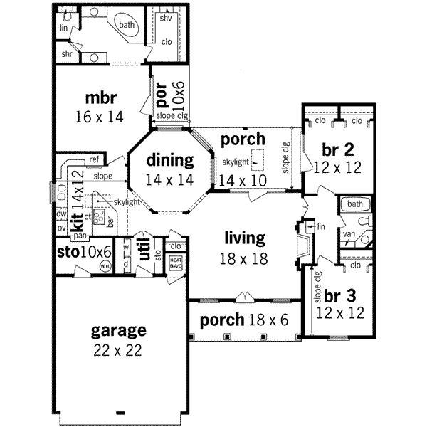 main floor house blueprint