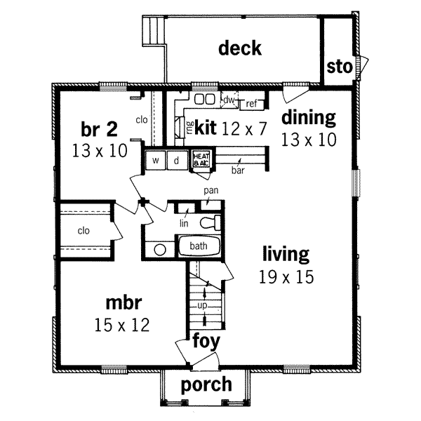 main floor house blueprint
