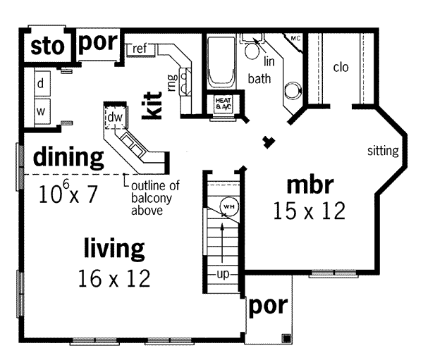 main floor house blueprint