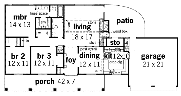 main floor house blueprint