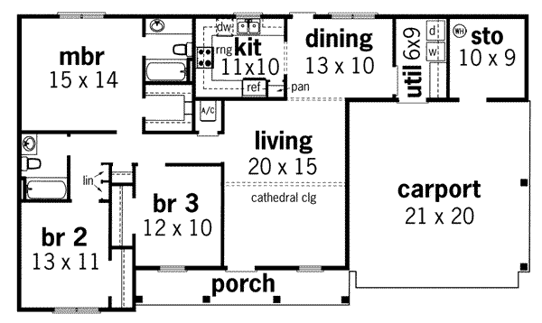 main floor house blueprint