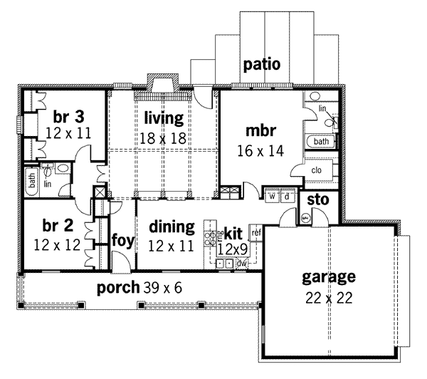 main floor house blueprint