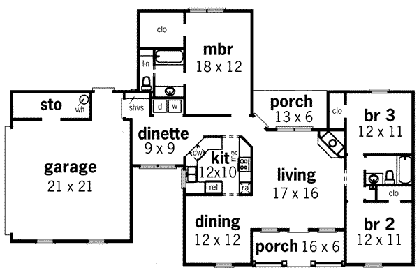 main floor house blueprint