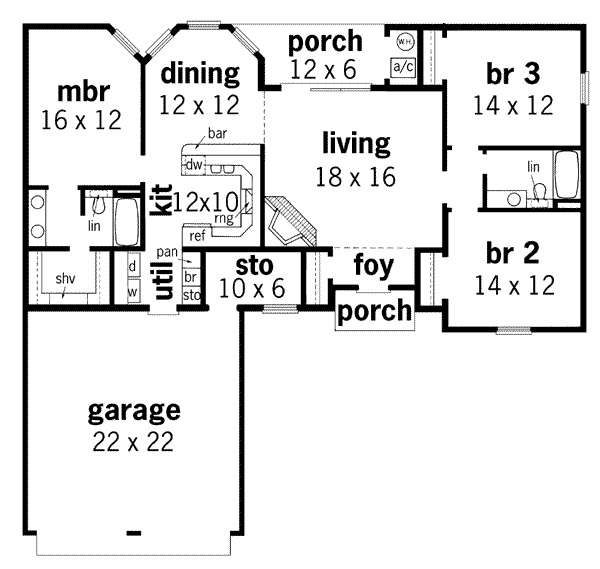 main floor house blueprint