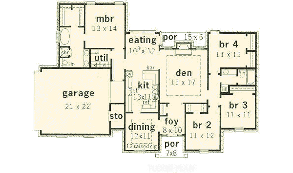 main floor house blueprint