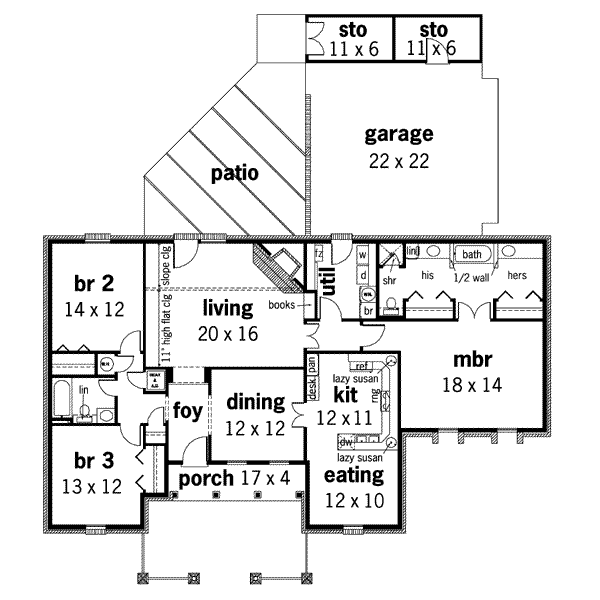 main floor house blueprint