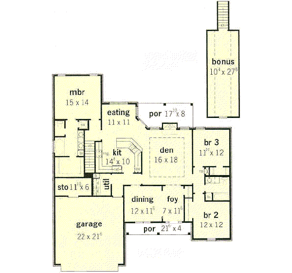 main floor house blueprint