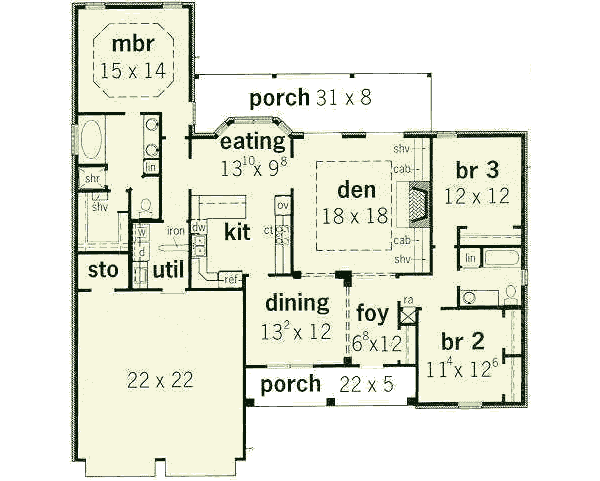 main floor house blueprint