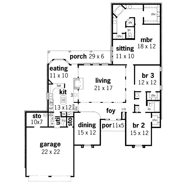 main floor house blueprint