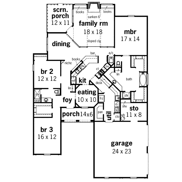 main floor house blueprint