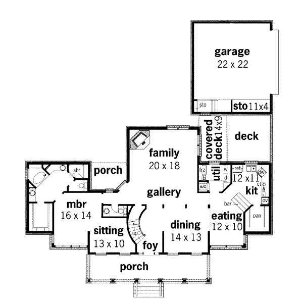 main floor house blueprint