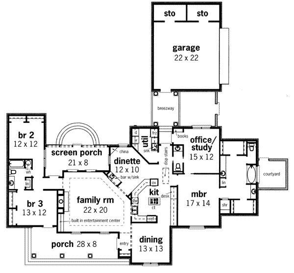 main floor house blueprint