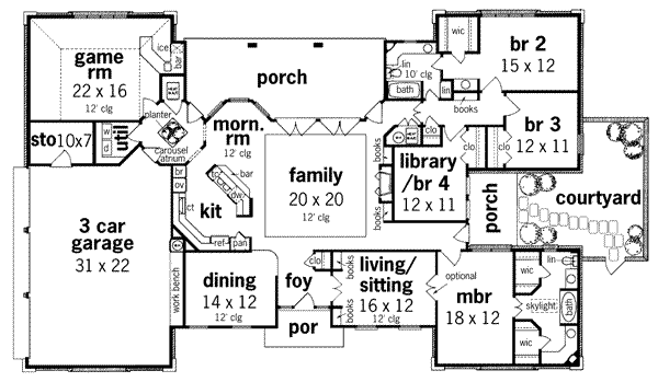 main floor house blueprint