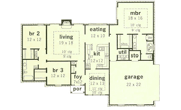 main floor house blueprint