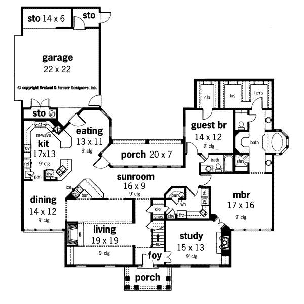 main floor house blueprint