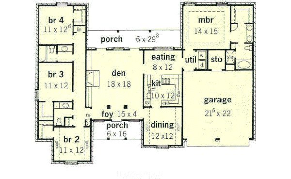 main floor house blueprint