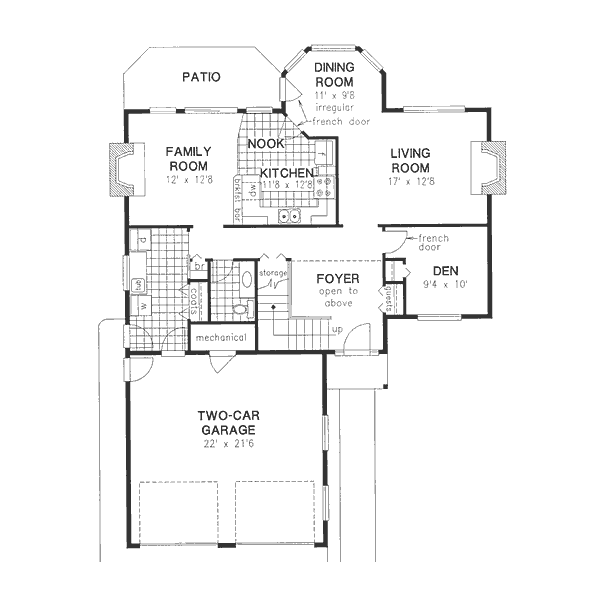 main floor house blueprint