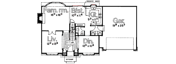 main floor house blueprint