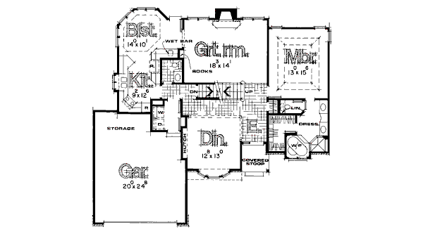 main floor house blueprint