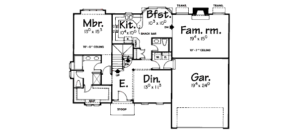 main floor house blueprint