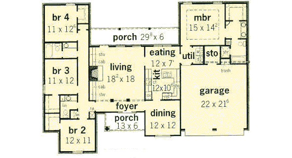 main floor house blueprint