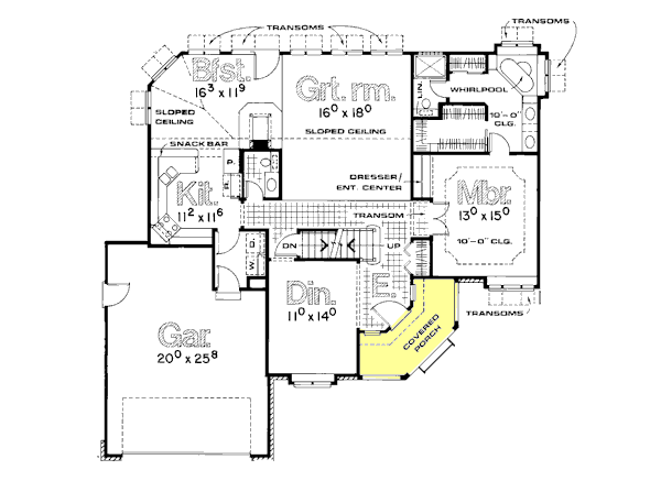 main floor house blueprint