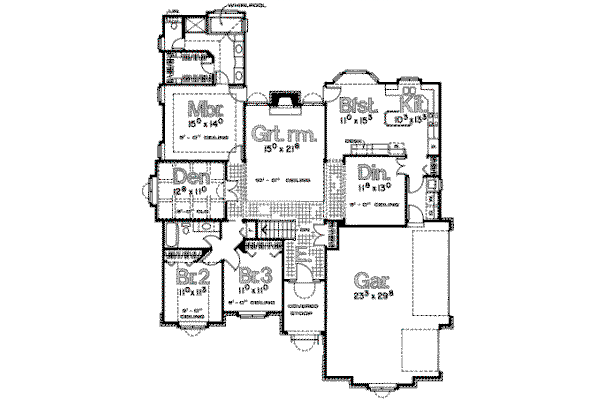 main floor house blueprint