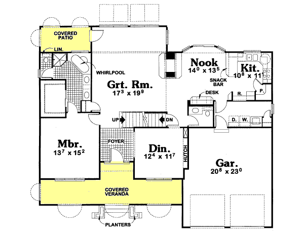 main floor house blueprint