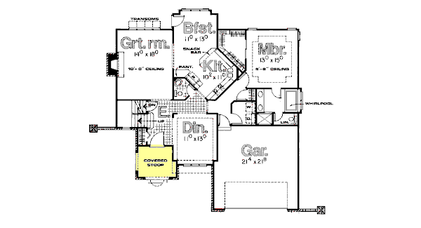 main floor house blueprint