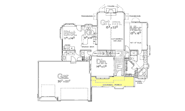 main floor house blueprint