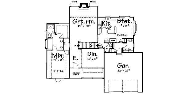 main floor house blueprint