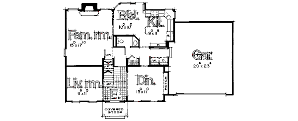 main floor house blueprint