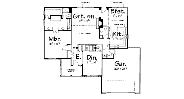 main floor house blueprint
