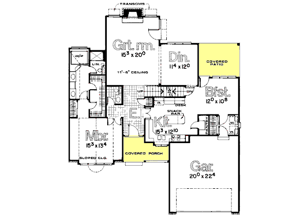 main floor house blueprint