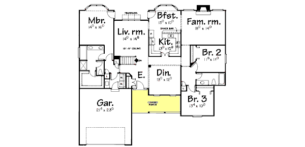 main floor house blueprint