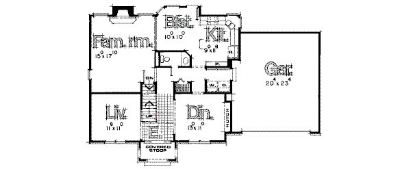 main floor house blueprint