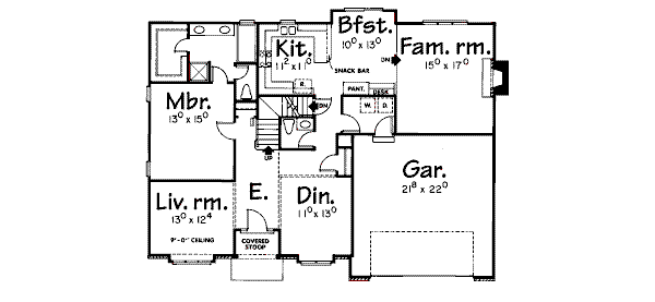 main floor house blueprint